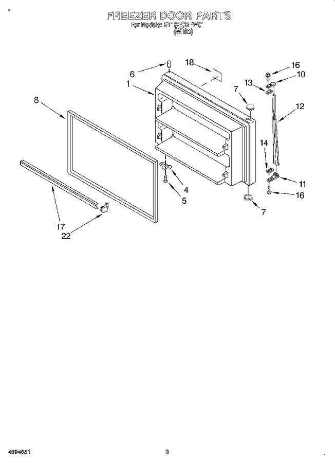 Diagram for RT18ECRFW01