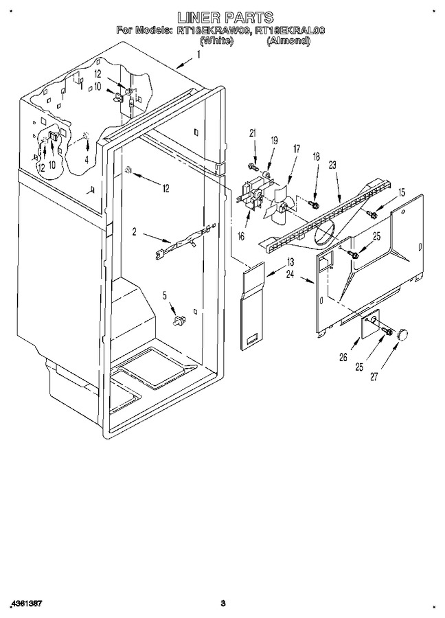Diagram for RT18EKRAW00