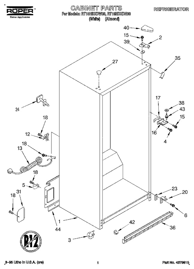 Diagram for RT18HDXDW00