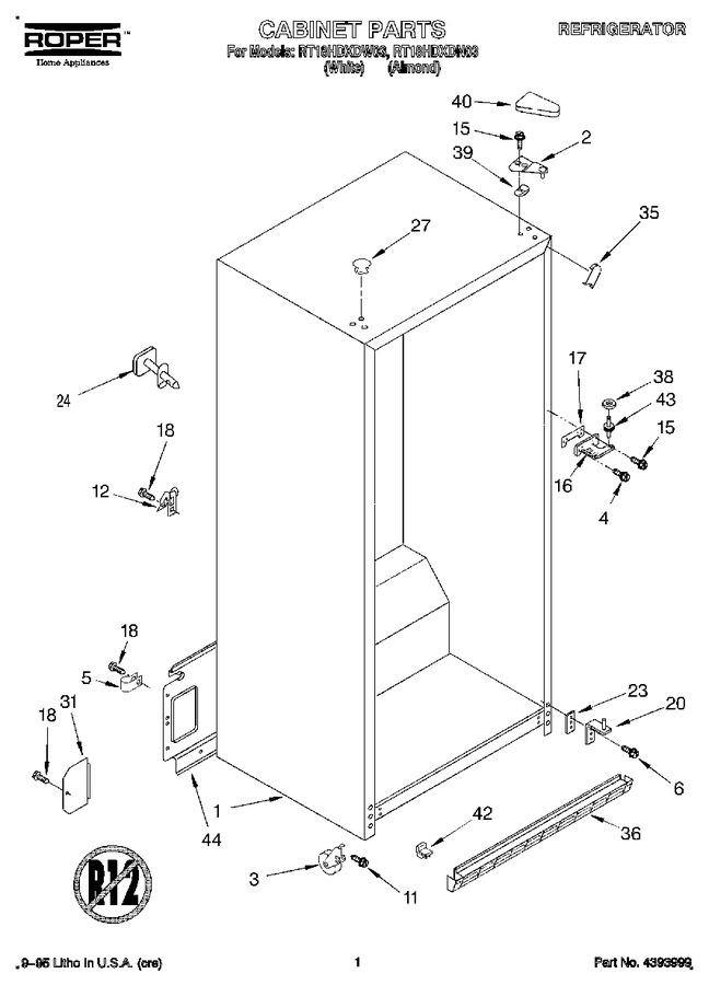 Diagram for RT18HDXDW03