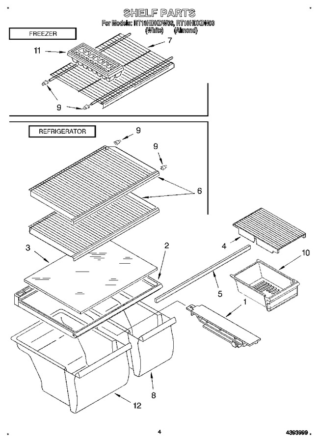 Diagram for RT18HDXDW03