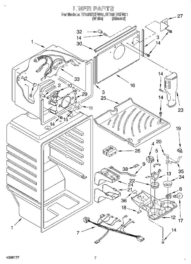 Diagram for RT18HDXFW01