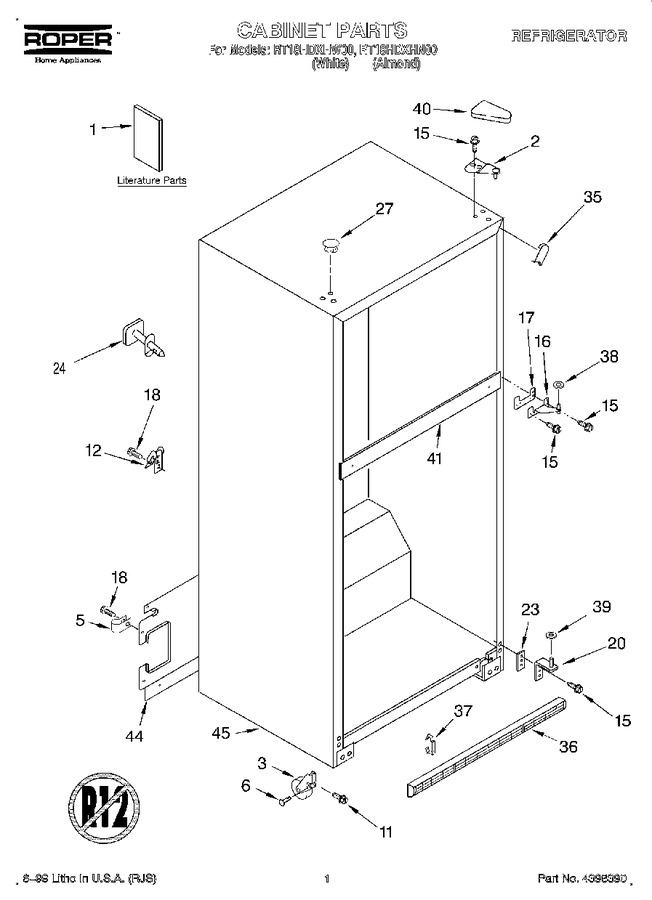 Diagram for RT18HDXHW00