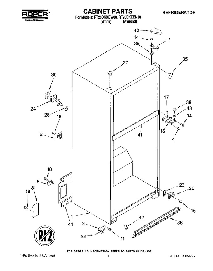 Diagram for RT20DKXEW00