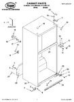 Diagram for 01 - Cabinet Parts