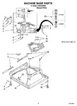 Diagram for 05 - Machine Base Parts