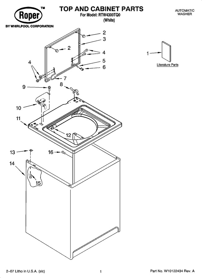 Diagram for RTW4300TQ0