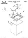 Diagram for 01 - Top And Cabinet Parts