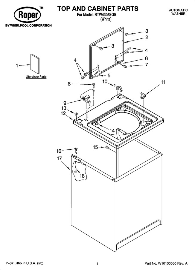 Diagram for RTW4305SQ0