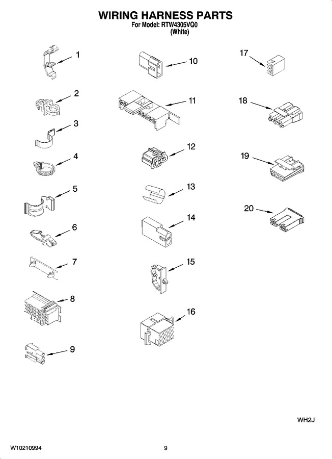Diagram for RTW4305VQ0