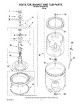 Diagram for 03 - Agitator, Basket And Tub Parts