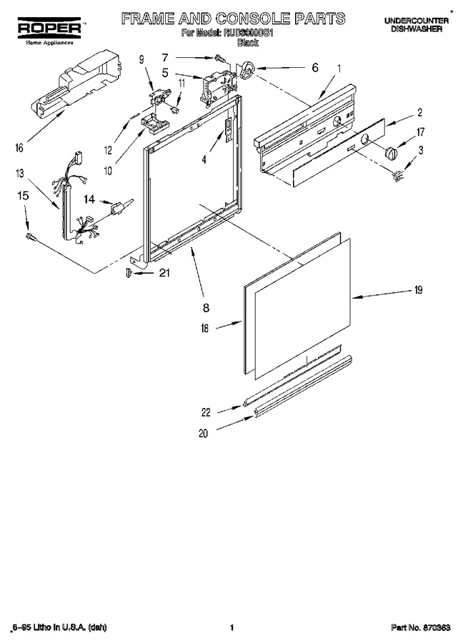 Diagram for RUD3000DB1