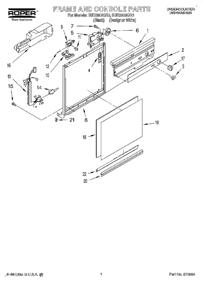 Diagram for RUD3000GB0