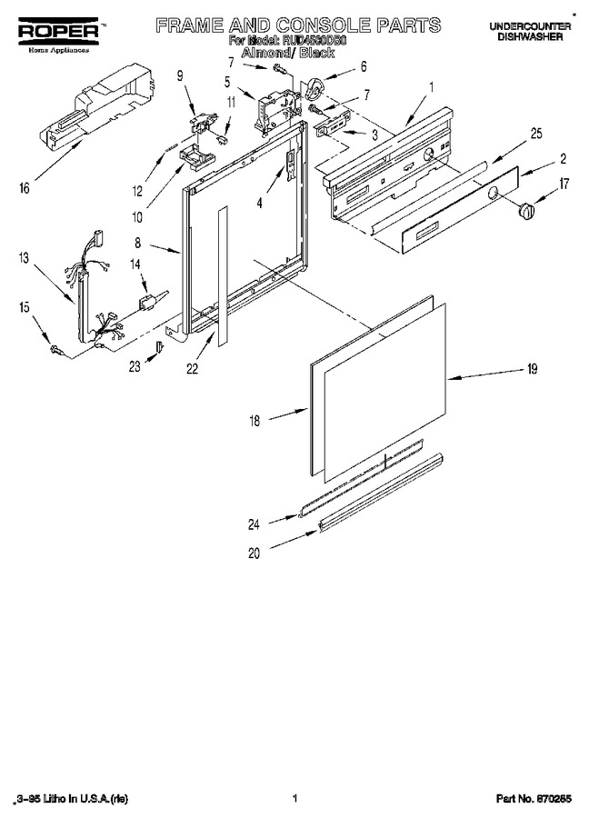 Diagram for RUD4500DB0
