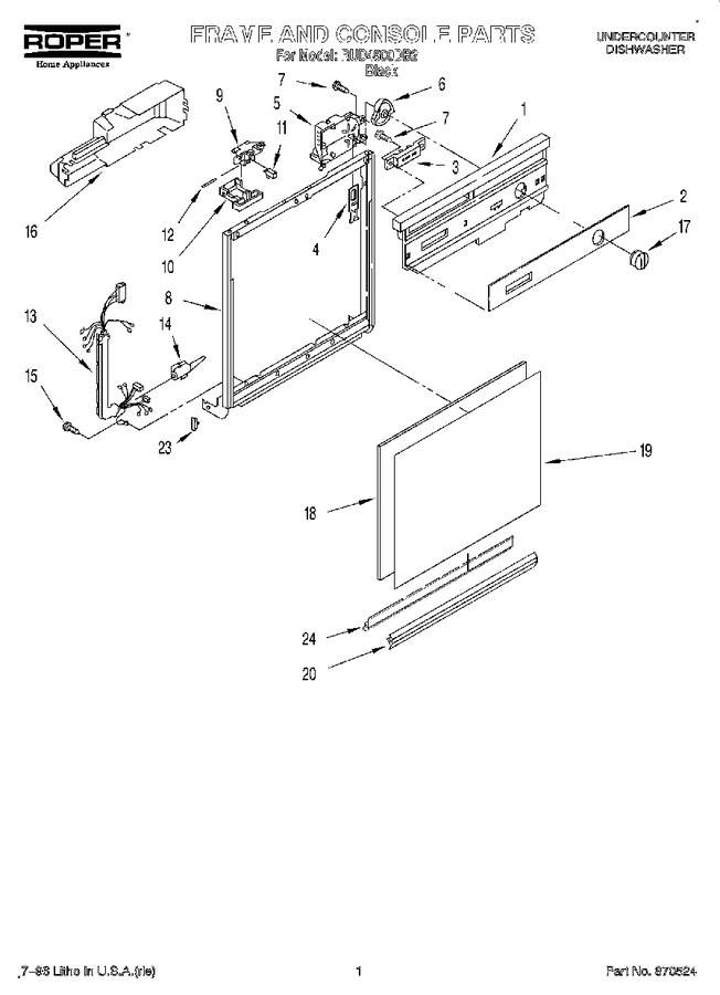 Diagram for RUD4500DB2
