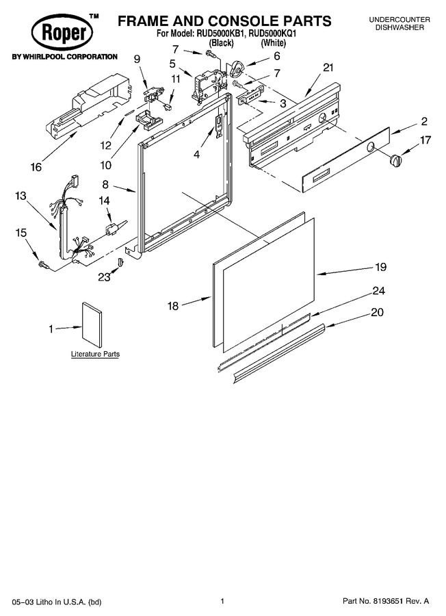Diagram for RUD5000KB1