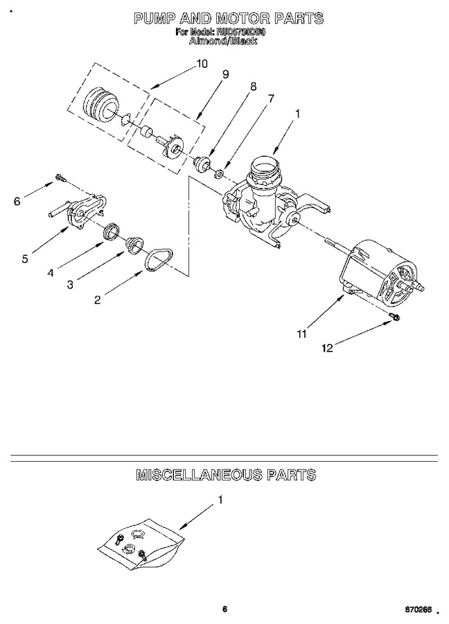 Diagram for RUD5750DB0