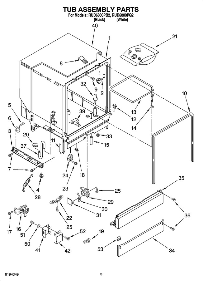Diagram for RUD6000PB2