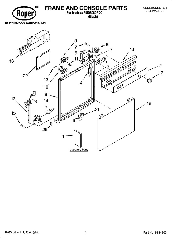 Diagram for RUD6050RD0