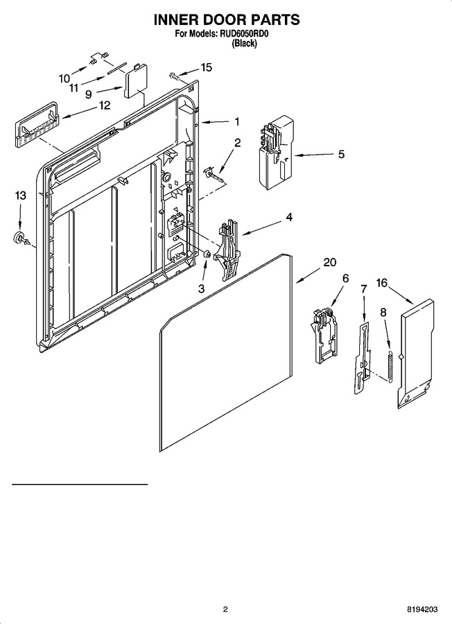Diagram for RUD6050RD0