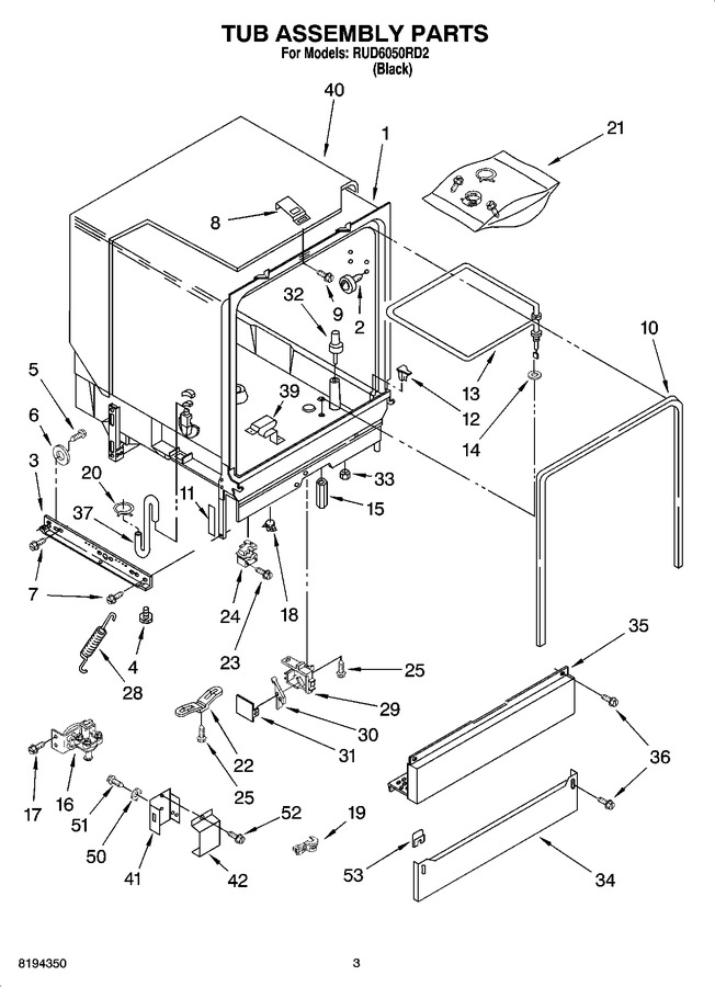 Diagram for RUD6050RD2