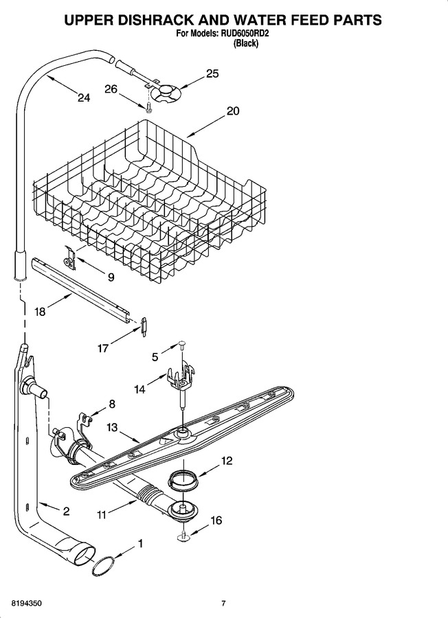 Diagram for RUD6050RD2