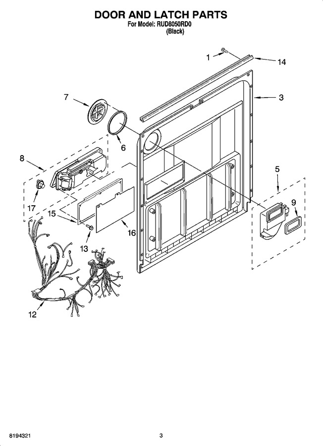 Diagram for RUD8050RD0