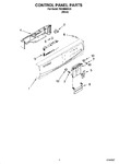Diagram for 02 - Control Panel Parts