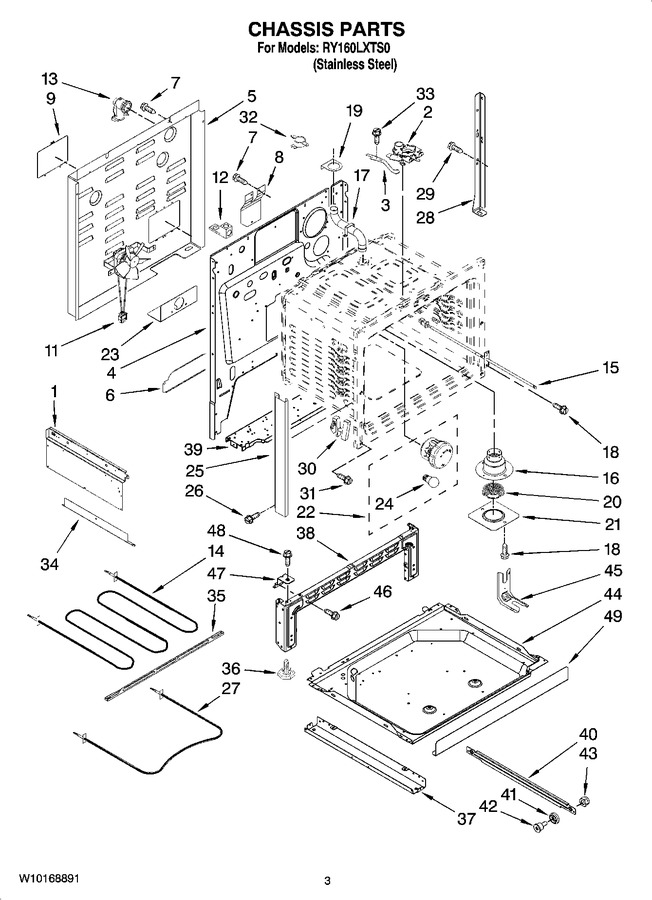 Diagram for RY160LXTS0