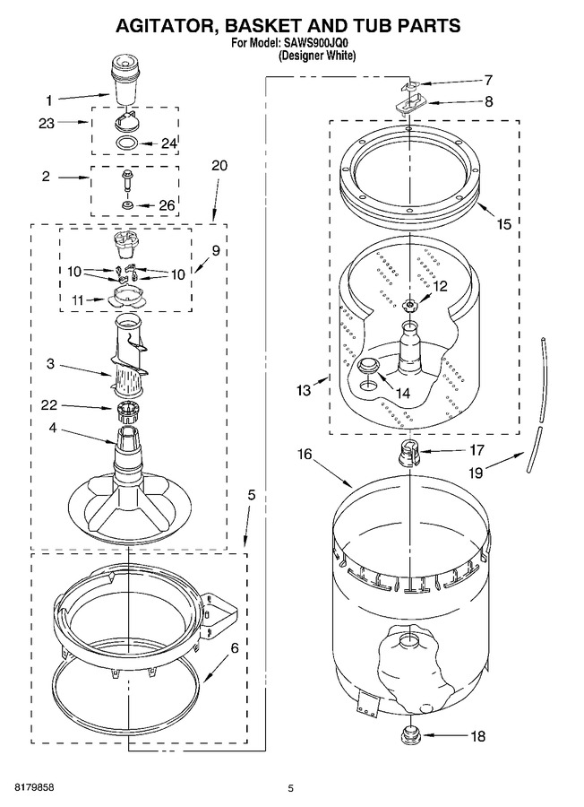 Diagram for SAWS900JQ0