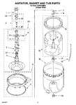 Diagram for 03 - Agitator, Basket And Tub Parts