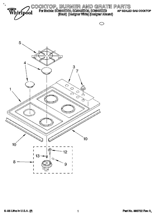 Diagram for SC8640EDQ0