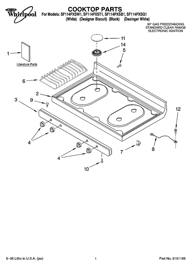 Diagram for SF114PXST1