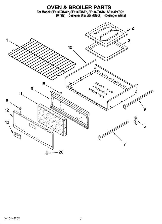 Diagram for SF114PXSQ2