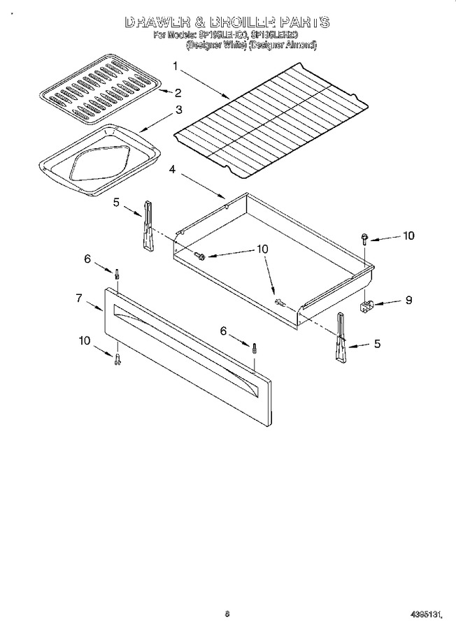 Diagram for SF195LEHZ0