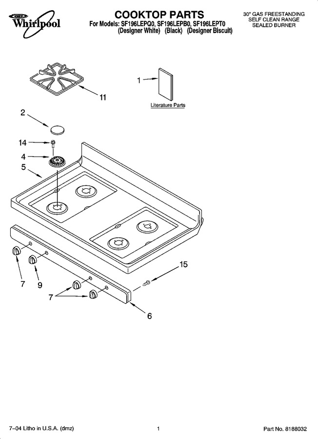 Diagram for SF196LEPQ0
