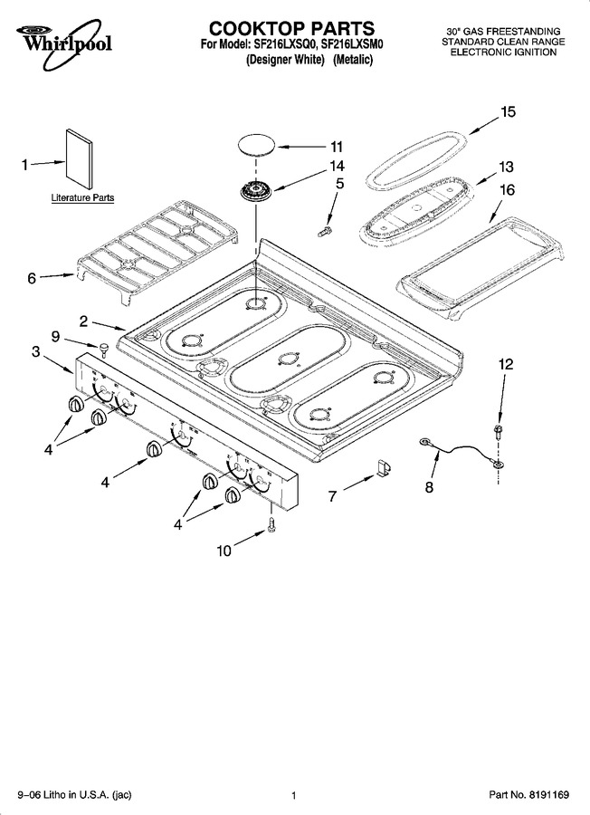 Diagram for SF216LXSQ0