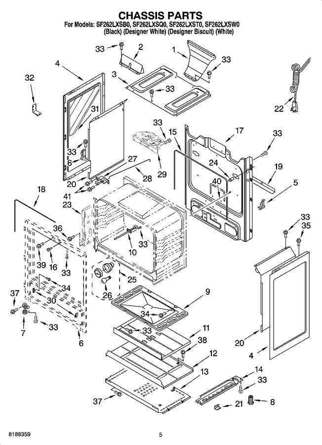 Diagram for SF262LXSW0