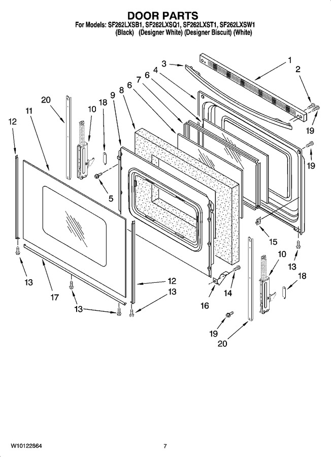 Diagram for SF262LXSW1