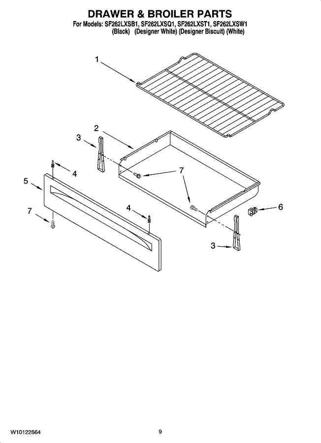 Diagram for SF262LXSW1