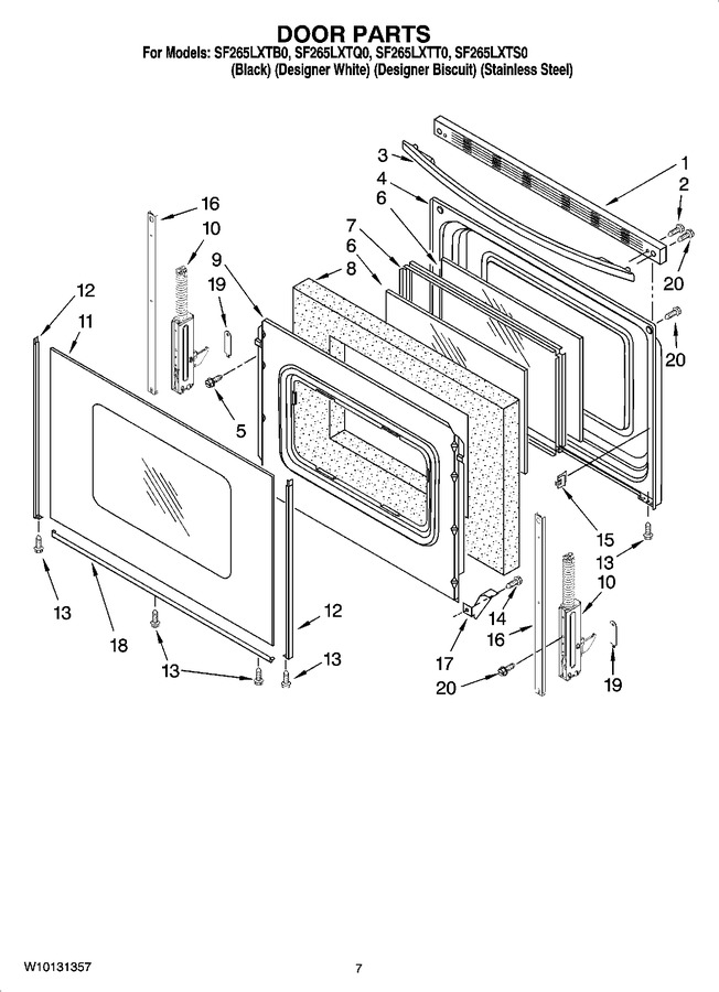 Diagram for SF265LXTB0