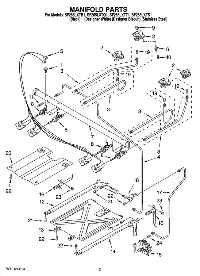 Diagram for SF265LXTB1