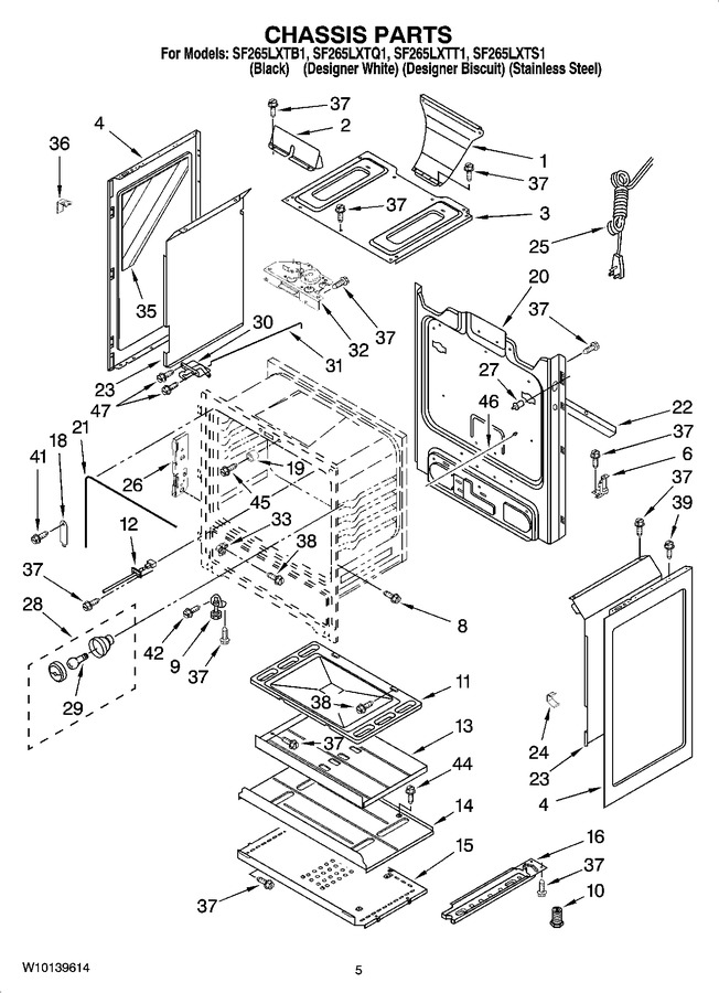 Diagram for SF265LXTB1
