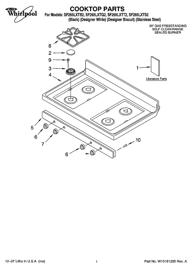 Diagram for SF265LXTS2