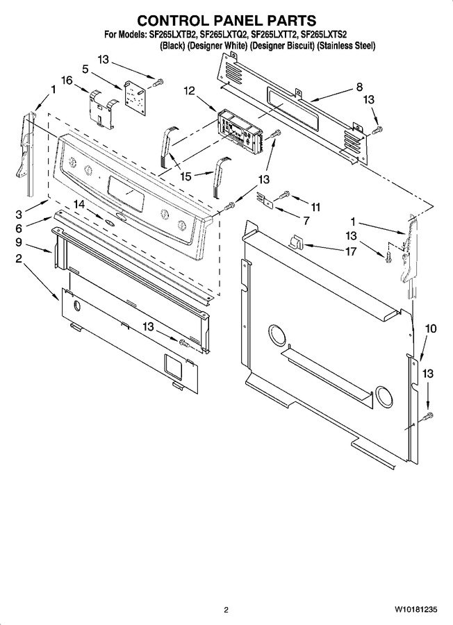 Diagram for SF265LXTB2