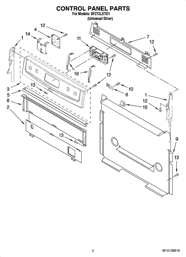 Diagram for SF272LXTD1