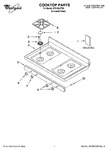 Diagram for 01 - Cooktop Parts