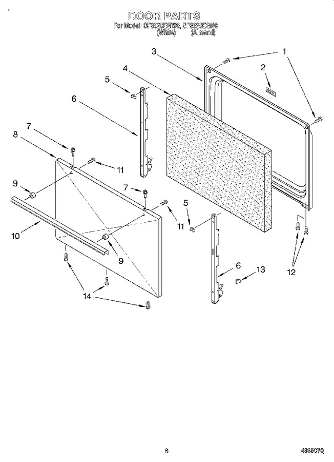Diagram for SF3020EGW0