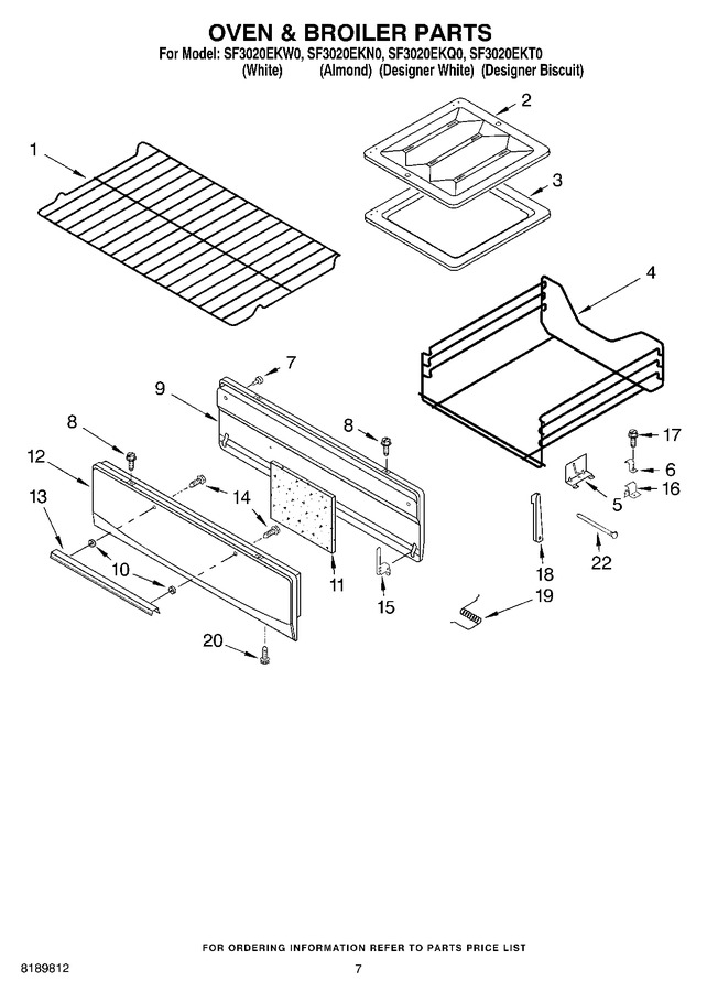 Diagram for SF3020EKW0