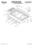 Diagram for 01 - Cooktop Parts